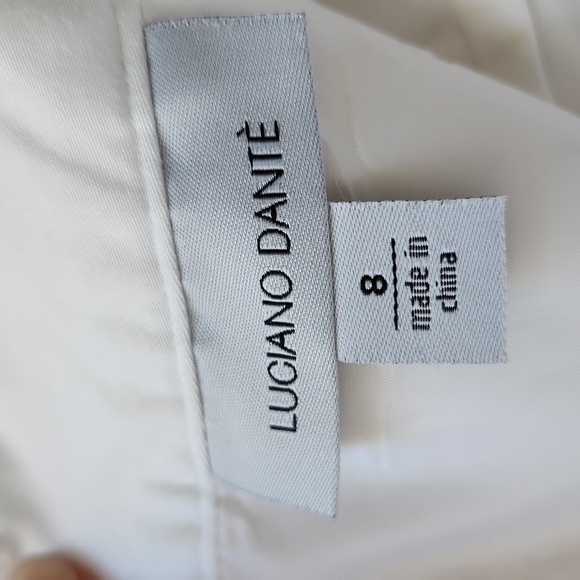 Luciano Dante Nautical Style Cotton Blend Skirt sz 8 white - Picture 12 of 12